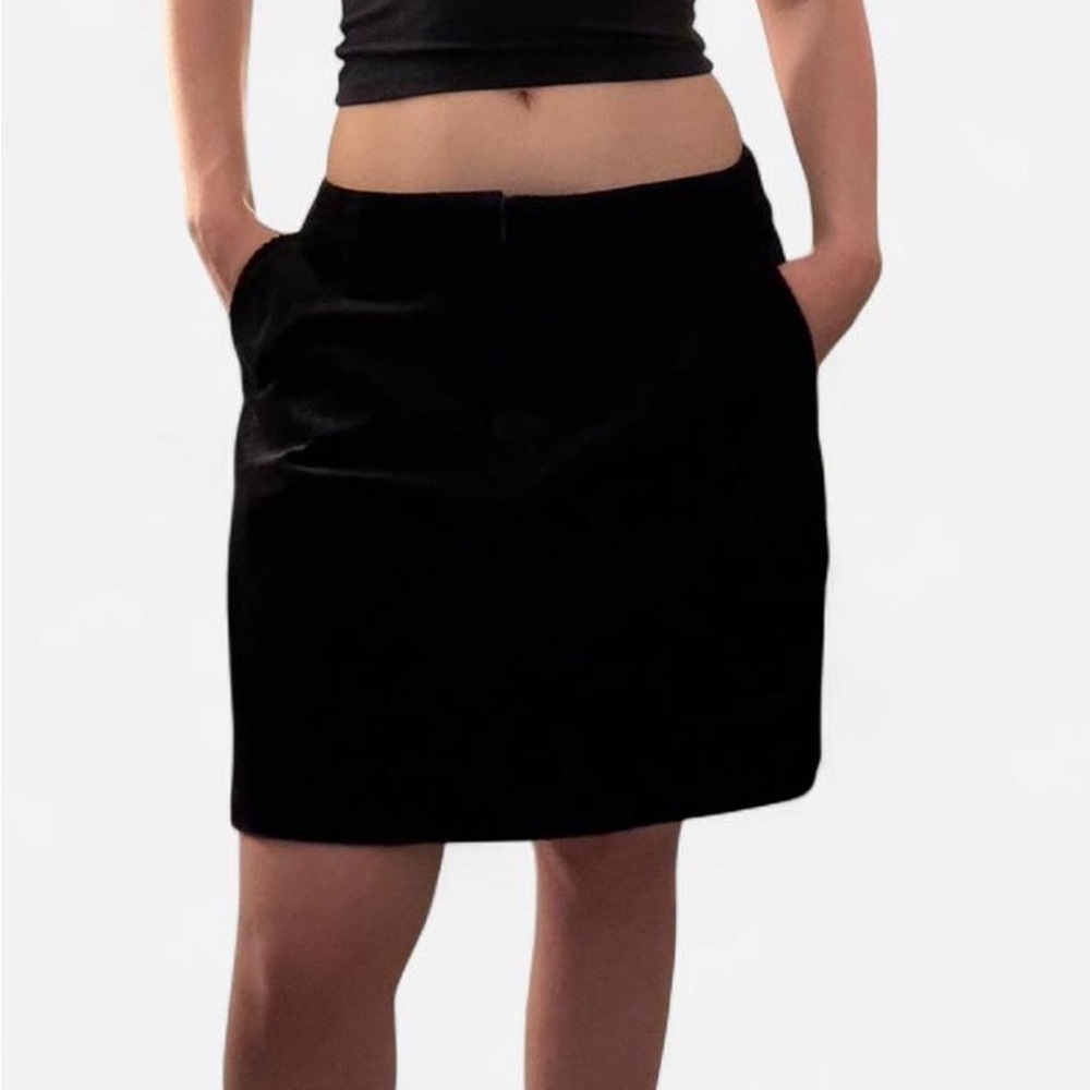 Vintage Corduroy Skirt with Front & Back Pockets🖤